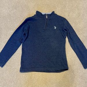 Blue zip up sweatshirt by US Polo Assn.